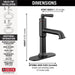 536-BLMPU-DST Bathroom/Bathroom Sink Faucets/Single Hole Sink Faucets