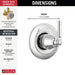 T11835 Bathroom/Bathroom Tub & Shower Faucets/Tub & Shower Diverters & Volume Controls