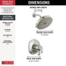 T17T289-SS-PR Bathroom/Bathroom Tub & Shower Faucets/Shower Only Faucet Trim