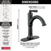 535-BLMPU-DST Bathroom/Bathroom Sink Faucets/Single Hole Sink Faucets