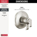 T17T089-SS-PR Bathroom/Bathroom Tub & Shower Faucets/Shower Only Faucet Trim