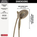 58569-CZ-PR25-PK Bathroom/Bathroom Tub & Shower Faucets/Showerhead & Handshower Combos