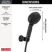 55884-BL Bathroom/Bathroom Tub & Shower Faucets/Handshowers