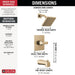 T14437-CZ Bathroom/Bathroom Tub & Shower Faucets/Tub & Shower Faucet Trim