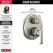 T24989-SS-PR Bathroom/Bathroom Tub & Shower Faucets/Tub & Shower Faucet Trim