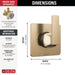 T11837-CZ Bathroom/Bathroom Tub & Shower Faucets/Tub & Shower Diverters & Volume Controls