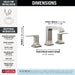 3539LF-SSMPU Bathroom/Bathroom Sink Faucets/Widespread Sink Faucets