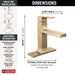 537-CZMPU-DST Bathroom/Bathroom Sink Faucets/Single Hole Sink Faucets