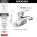 B510LF-PPU-ECO2 Bathroom/Bathroom Sink Faucets/Centerset Sink Faucets
