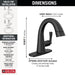 577-BLPD-DST Bathroom/Bathroom Sink Faucets/Single Hole Sink Faucets