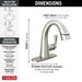 577-SSPD-PR-DST Bathroom/Bathroom Sink Faucets/Single Hole Sink Faucets