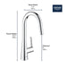 32226GN3 Kitchen/Kitchen Faucets/Pull Down Spray Faucets