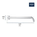 26632A00 Parts & Maintenance/Bathtub & Shower Parts/Shower Arms