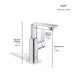 23857001 Bathroom/Bathroom Sink Faucets/Single Hole Sink Faucets