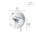 142142430 Bathroom/Bathroom Tub & Shower Faucets/Shower Only Faucet Trim