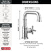 587SH-PR-DST Bathroom/Bathroom Sink Faucets/Single Hole Sink Faucets