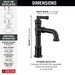 684-BL-DST Bathroom/Bathroom Sink Faucets/Single Hole Sink Faucets