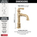 684-CZ-PR-DST Bathroom/Bathroom Sink Faucets/Single Hole Sink Faucets