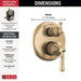 T24884-CZ-PR Bathroom/Bathroom Tub & Shower Faucets/Shower Only Faucet Trim