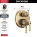 T27884-CZ-PR Bathroom/Bathroom Tub & Shower Faucets/Shower Only Faucet Trim