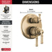 T27984-CZ-PR Bathroom/Bathroom Tub & Shower Faucets/Shower Only Faucet Trim