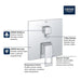 29426000 Bathroom/Bathroom Tub & Shower Faucets/Shower Only Faucet Trim