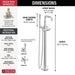 T4784-PR-LHP-FL Bathroom/Bathroom Tub & Shower Faucets/Tub Fillers