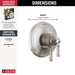 T17084-SS-PR Bathroom/Bathroom Tub & Shower Faucets/Shower Only Faucet Trim