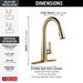 9113-CZ-DST Kitchen/Kitchen Faucets/Pull Down Spray Faucets