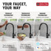 9159TLV-BL-DST Kitchen/Kitchen Faucets/Pull Down Spray Faucets