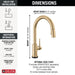 9159TLV-CZ-DST Kitchen/Kitchen Faucets/Pull Down Spray Faucets