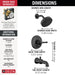 T14484-BL Bathroom/Bathroom Tub & Shower Faucets/Tub & Shower Faucet Trim