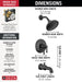 T17484-BL Bathroom/Bathroom Tub & Shower Faucets/Tub & Shower Faucet Trim