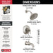 T17484-SS-PR Bathroom/Bathroom Tub & Shower Faucets/Tub & Shower Faucet Trim
