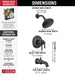 T17T484-BL Bathroom/Bathroom Tub & Shower Faucets/Tub & Shower Faucet Trim