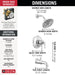 T17T484-PR Bathroom/Bathroom Tub & Shower Faucets/Tub & Shower Faucet Trim