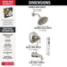 T17T484-SS-PR Bathroom/Bathroom Tub & Shower Faucets/Tub & Shower Faucet Trim