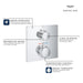 29178001 Bathroom/Bathroom Tub & Shower Faucets/Shower Only Faucet Trim