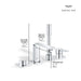 19316001 Bathroom/Bathroom Tub & Shower Faucets/Roman Tub Faucets
