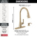 19893Z-CZSD-DST Kitchen/Kitchen Faucets/Pull Down Spray Faucets