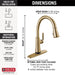 9179TL-CZ-DST Kitchen/Kitchen Faucets/Pull Down Spray Faucets