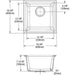 ELX1616DN0 Kitchen/Kitchen Sinks/Bar & Prep Sinks