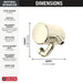 5SF100-PN Bathroom/Bathroom Tub & Shower Faucets/Handshower Outlets & Adapters