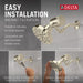 5SF100-PN Bathroom/Bathroom Tub & Shower Faucets/Handshower Outlets & Adapters