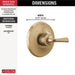 T14033-CZ Bathroom/Bathroom Tub & Shower Faucets/Shower Only Faucet Trim