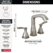 35776-SS-PR-MPU-DST Bathroom/Bathroom Sink Faucets/Widespread Sink Faucets