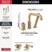 T3784-CZ-PR-LHP Bathroom/Bathroom Tub & Shower Faucets/Roman Tub Faucets
