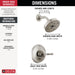 T14284-SS-PR Bathroom/Bathroom Tub & Shower Faucets/Shower Only Faucet Trim