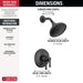 T17284-BL Bathroom/Bathroom Tub & Shower Faucets/Shower Only Faucet Trim