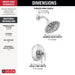T17284-PR Bathroom/Bathroom Tub & Shower Faucets/Shower Only Faucet Trim